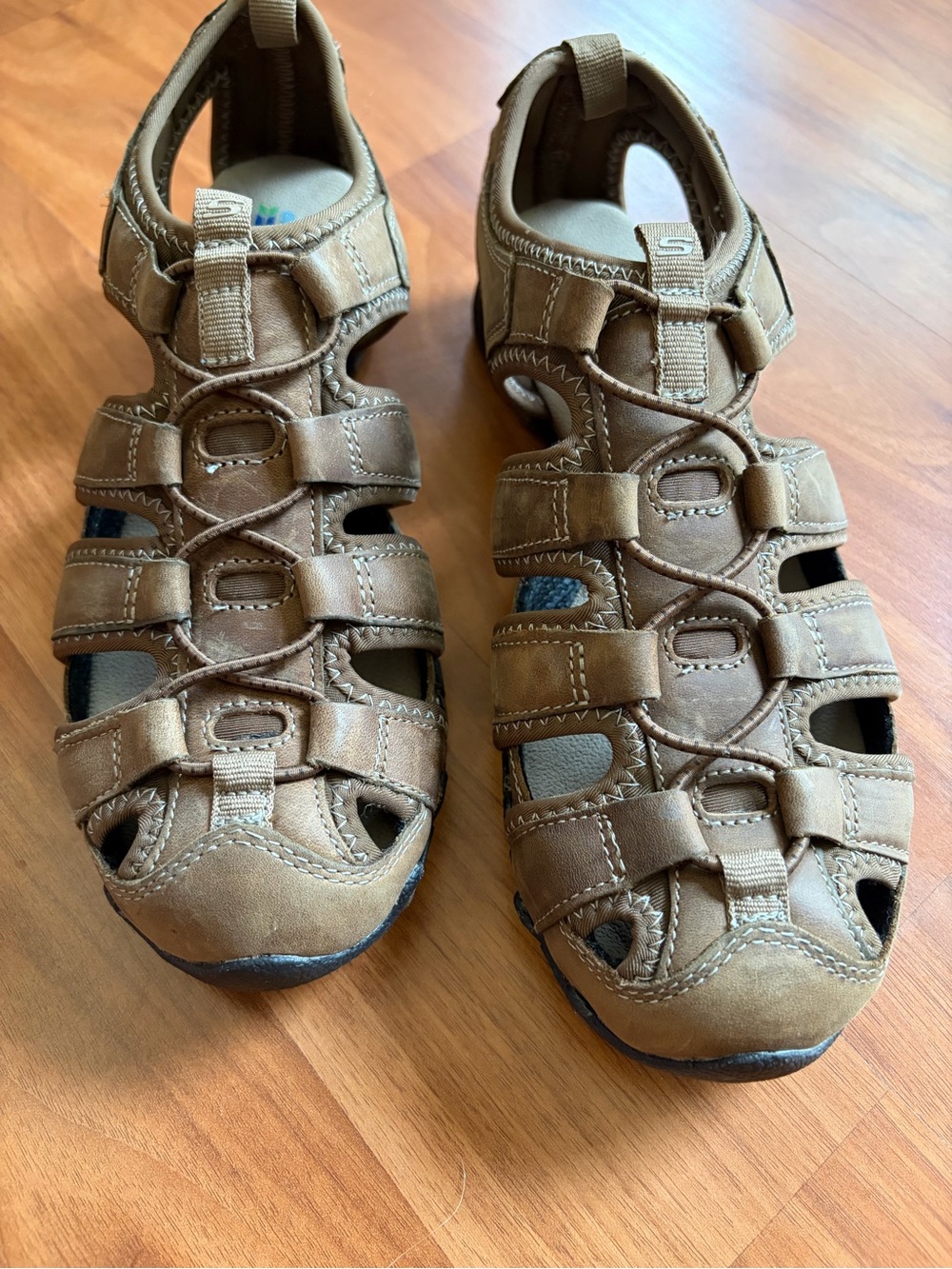 Skechers Women’s Brown Closed-Toe Sport Sandals - Brand New